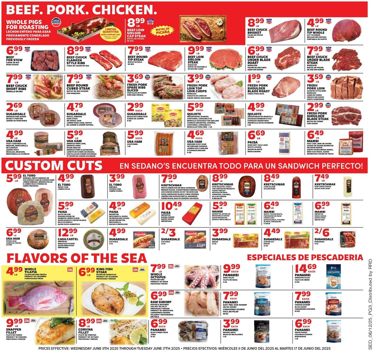 Weekly ad Sedano's 06/11/2025 - 06/17/2025