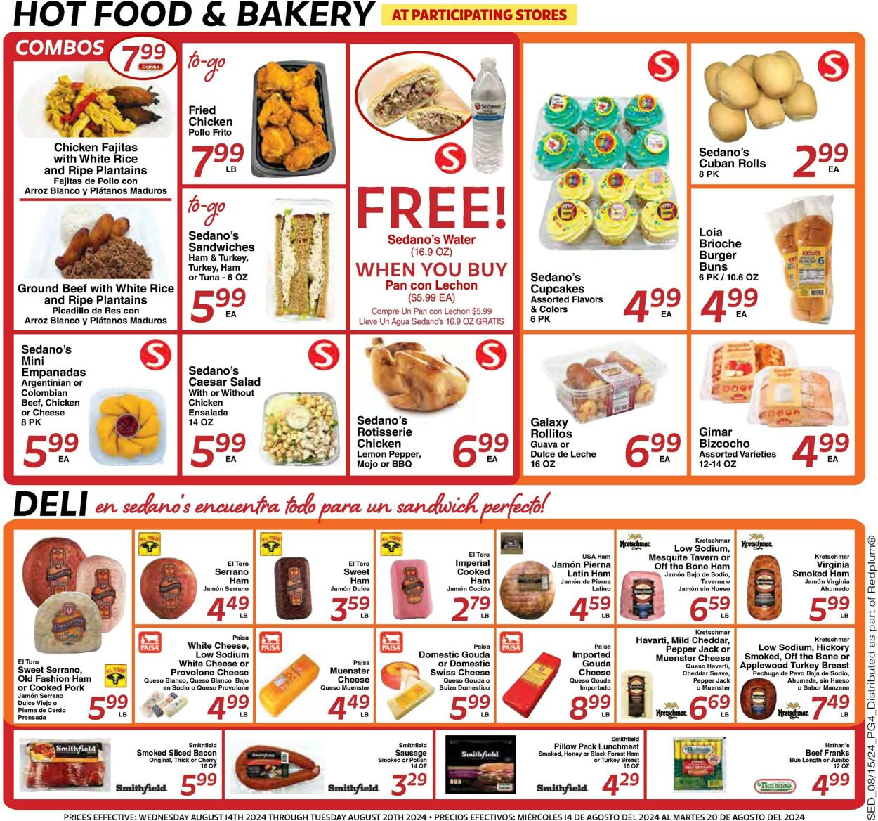 Weekly ad Sedano's 08/14/2024 - 08/20/2024