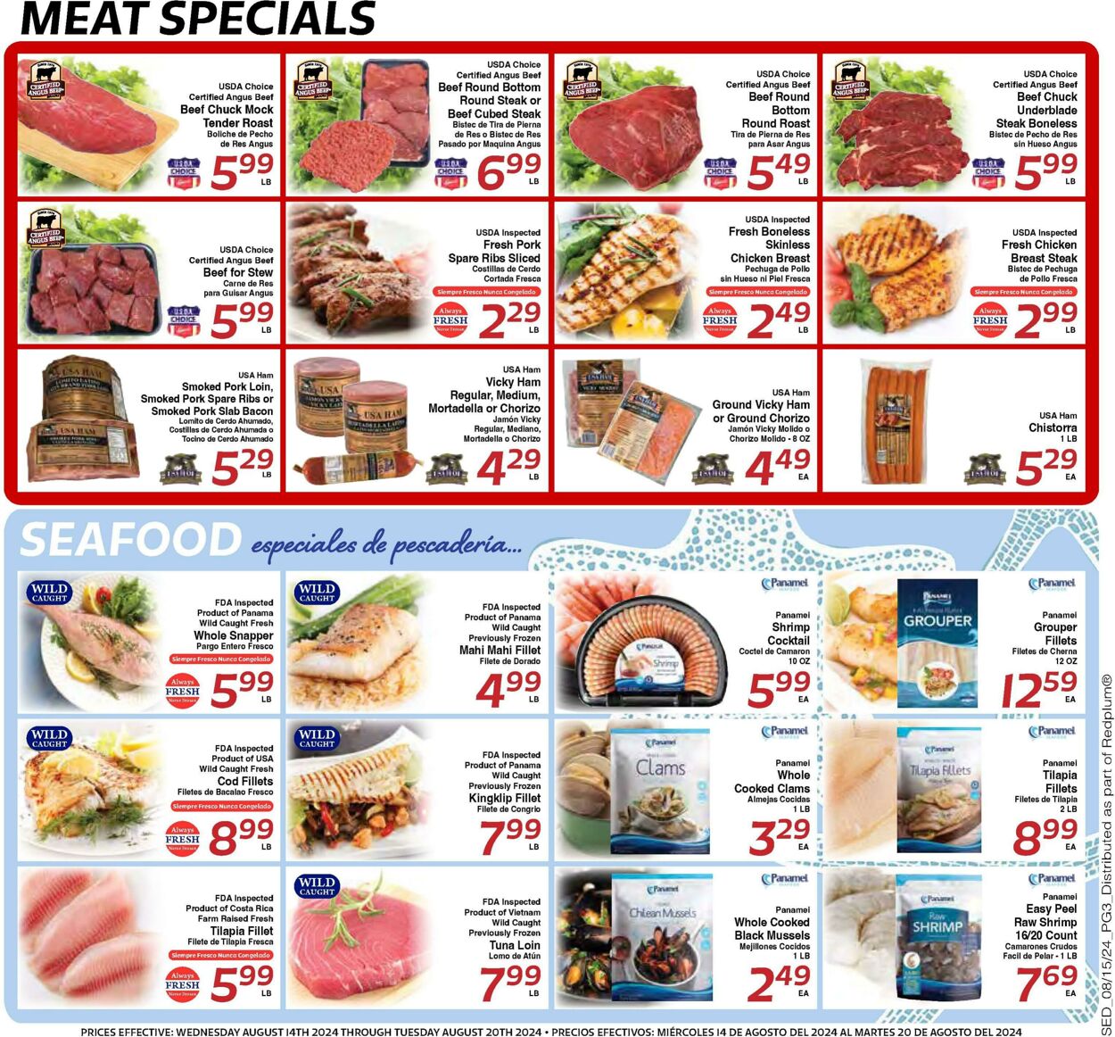 Weekly ad Sedano's 08/14/2024 - 08/20/2024