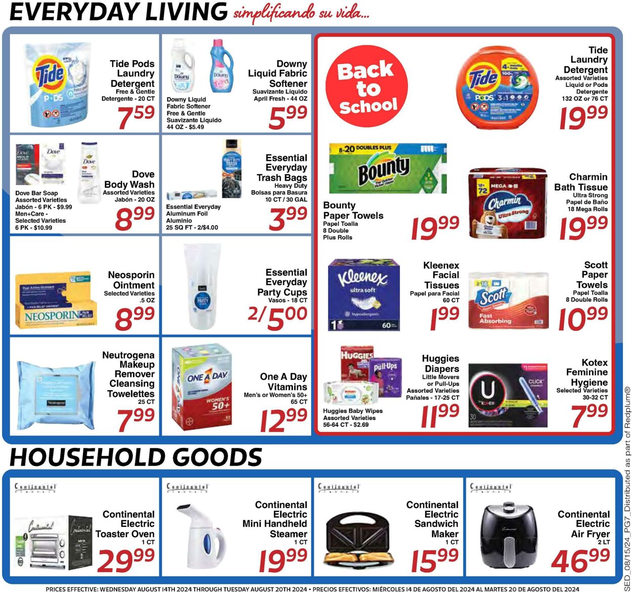 Weekly ad Sedano's 08/14/2024 - 08/20/2024