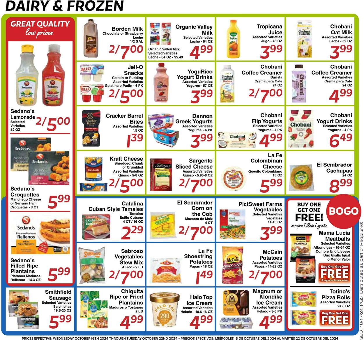 Weekly ad Sedano's 10/16/2024 - 10/22/2024