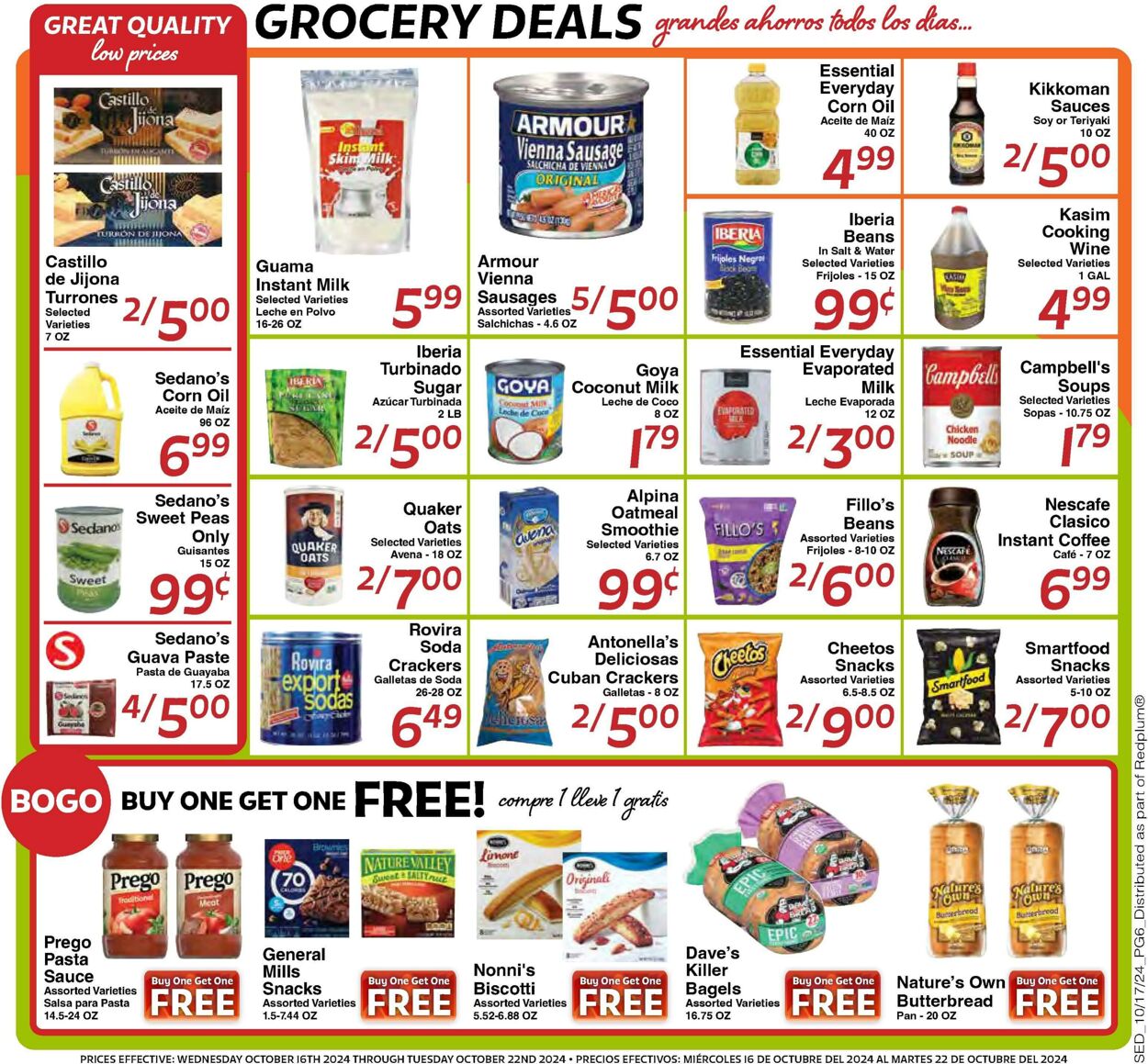 Weekly ad Sedano's 10/16/2024 - 10/22/2024