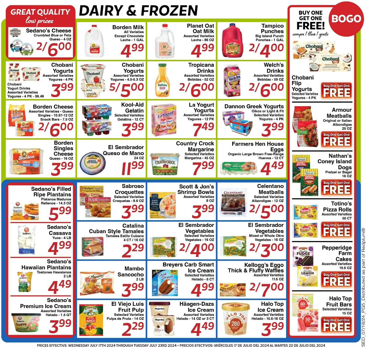 Weekly ad Sedano's 07/17/2024 - 07/23/2024