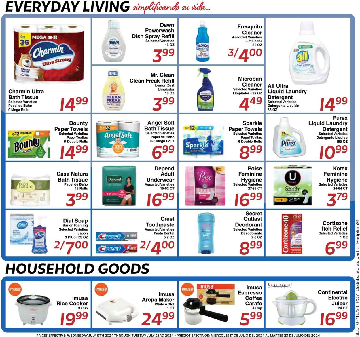 Weekly ad Sedano's 07/17/2024 - 07/23/2024