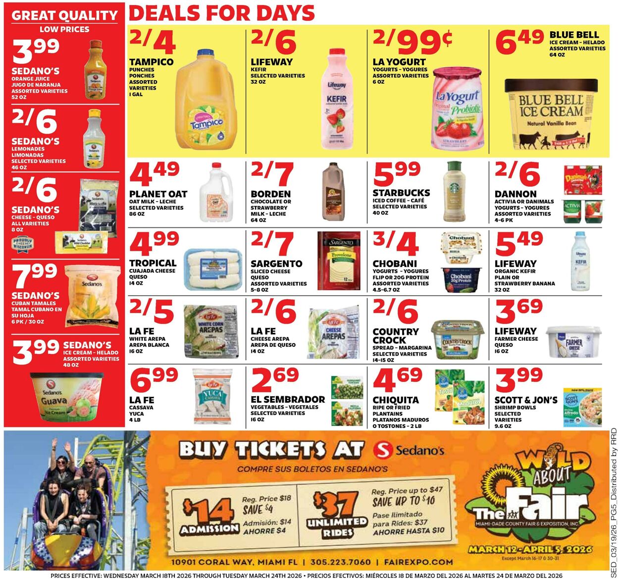 Weekly ad Sedano's 03/18/2026 - 03/24/2026