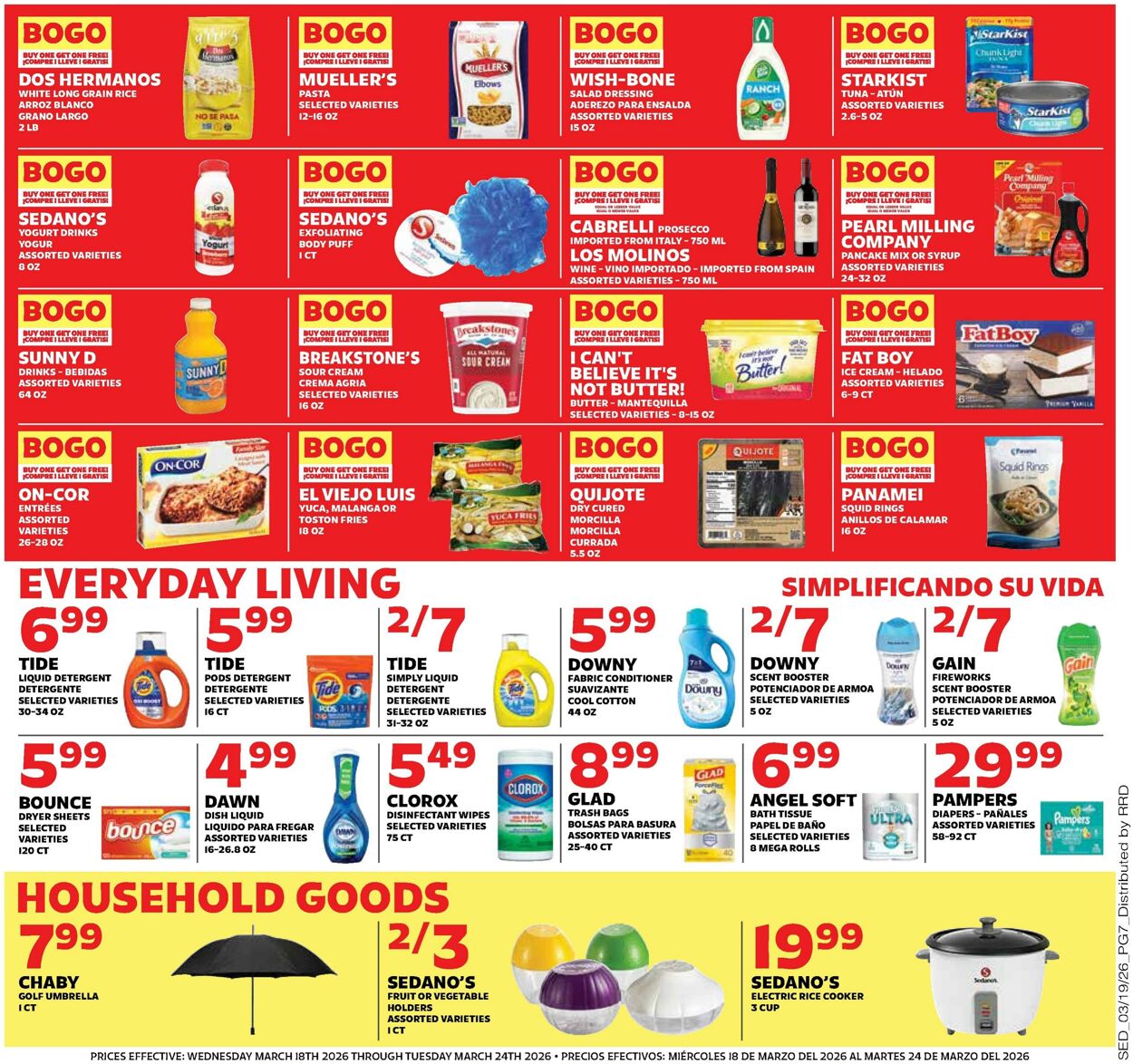 Weekly ad Sedano's 03/18/2026 - 03/24/2026