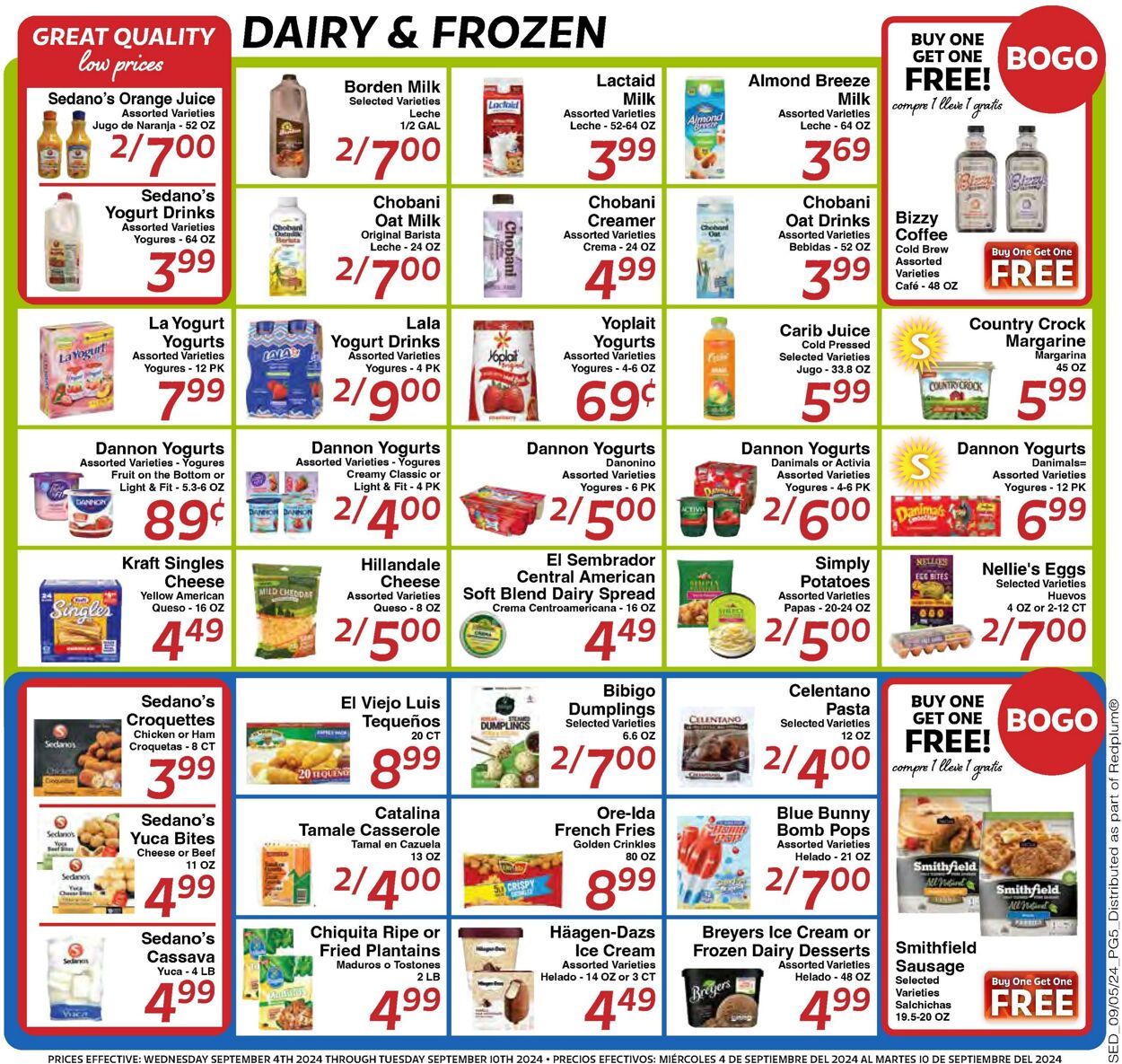 Weekly ad Sedano's 09/04/2024 - 09/10/2024