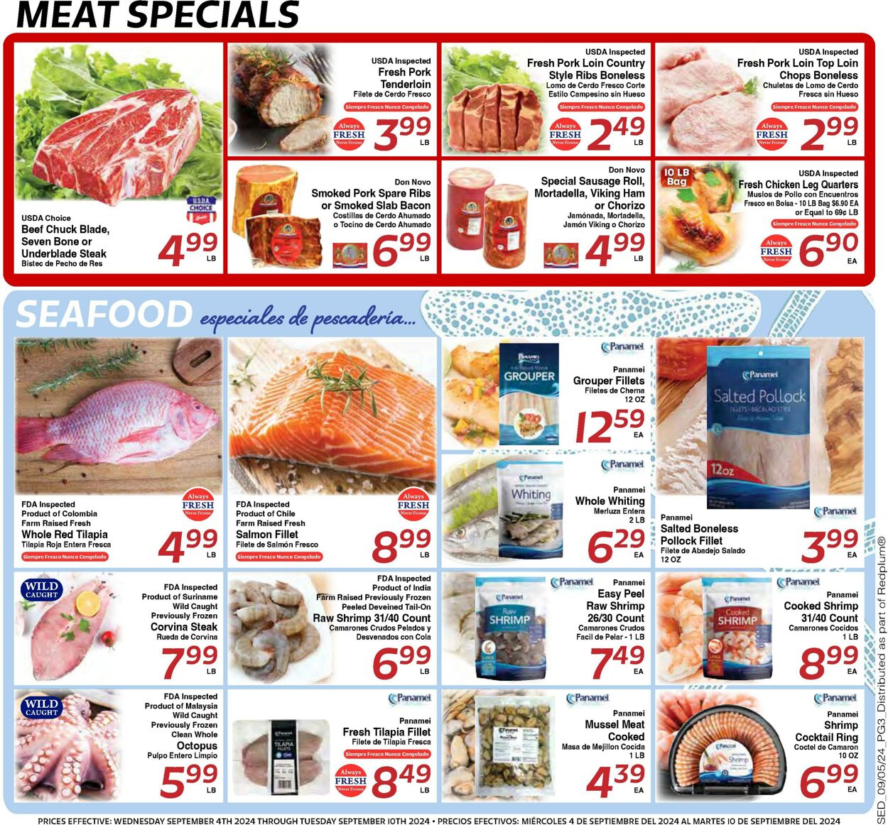 Weekly ad Sedano's 09/04/2024 - 09/10/2024