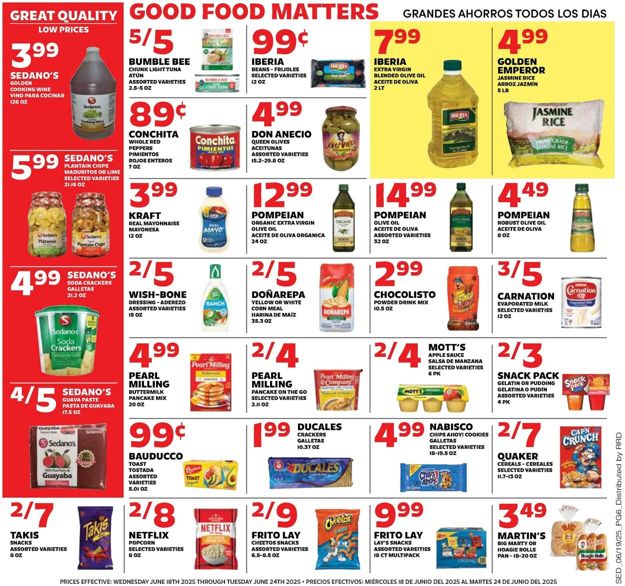 Weekly ad Sedano's 06/18/2025 - 06/24/2025