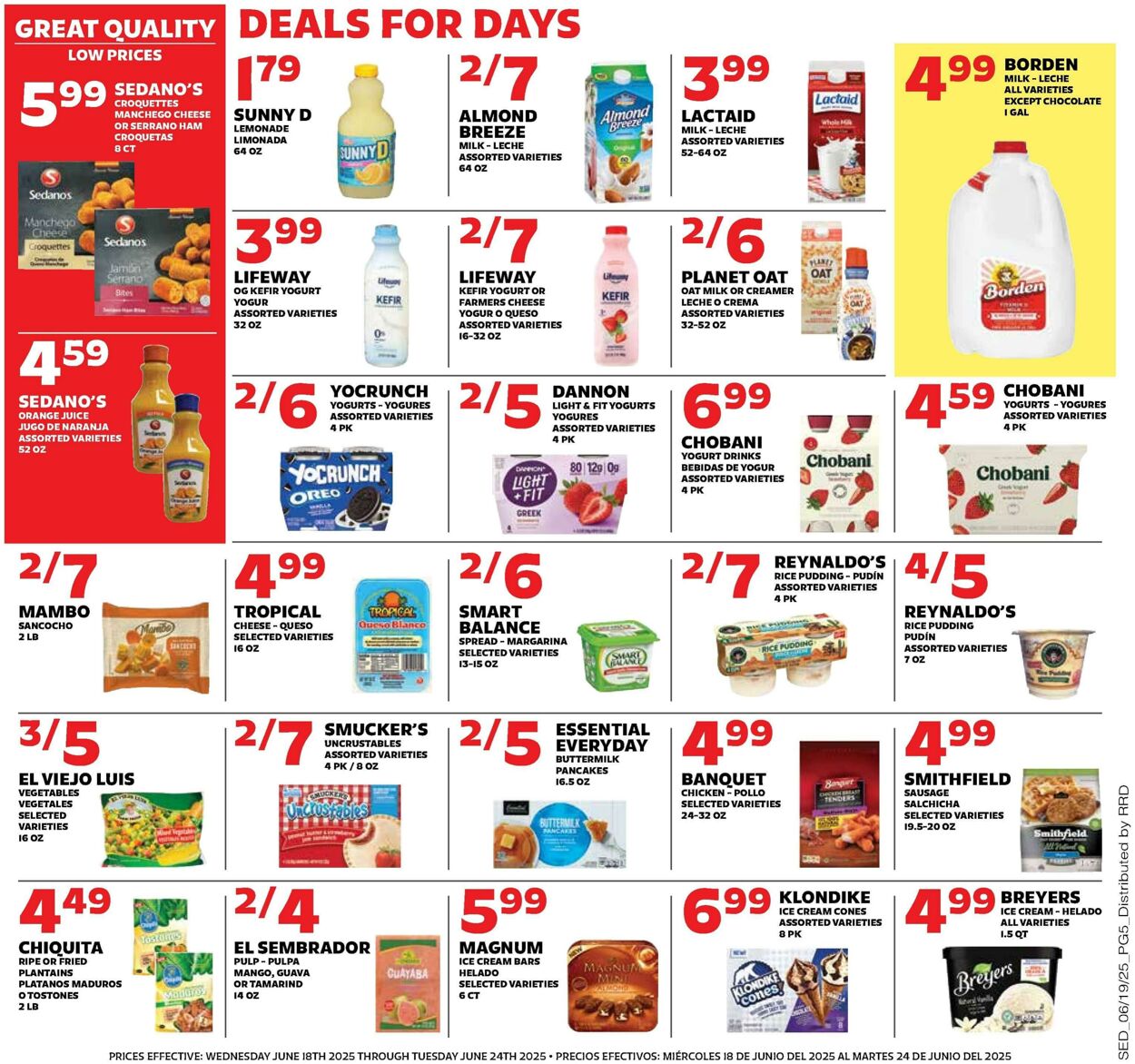 Weekly ad Sedano's 06/18/2025 - 06/24/2025
