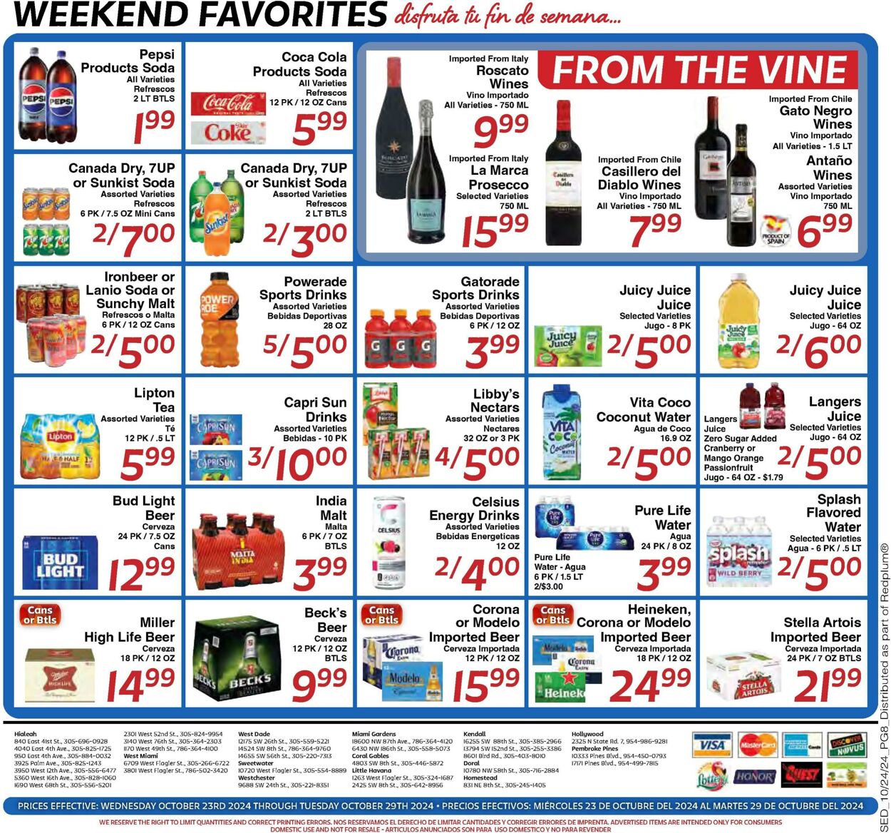 Weekly ad Sedano's 10/23/2024 - 10/29/2024