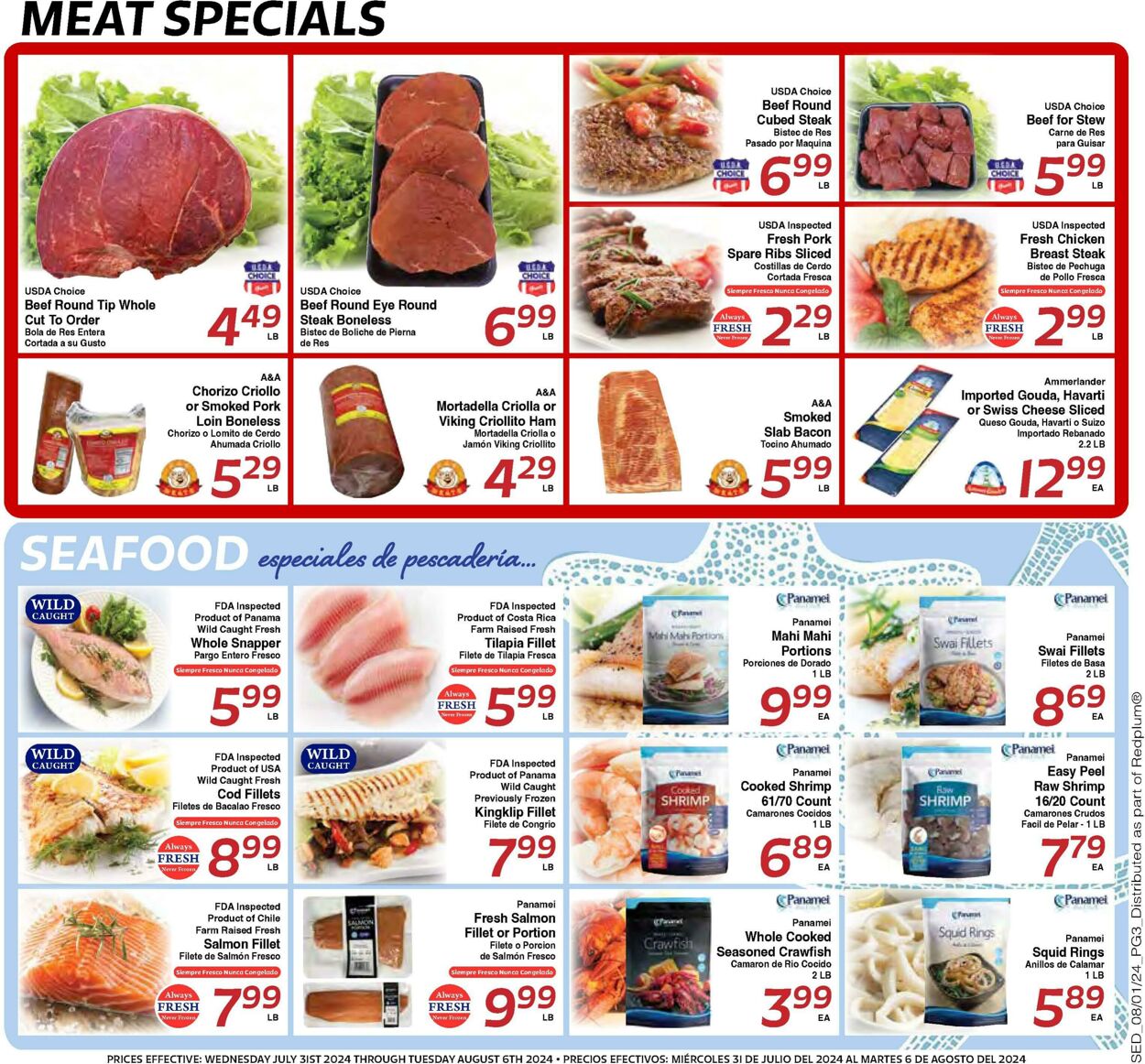 Weekly ad Sedano's 07/31/2024 - 08/06/2024