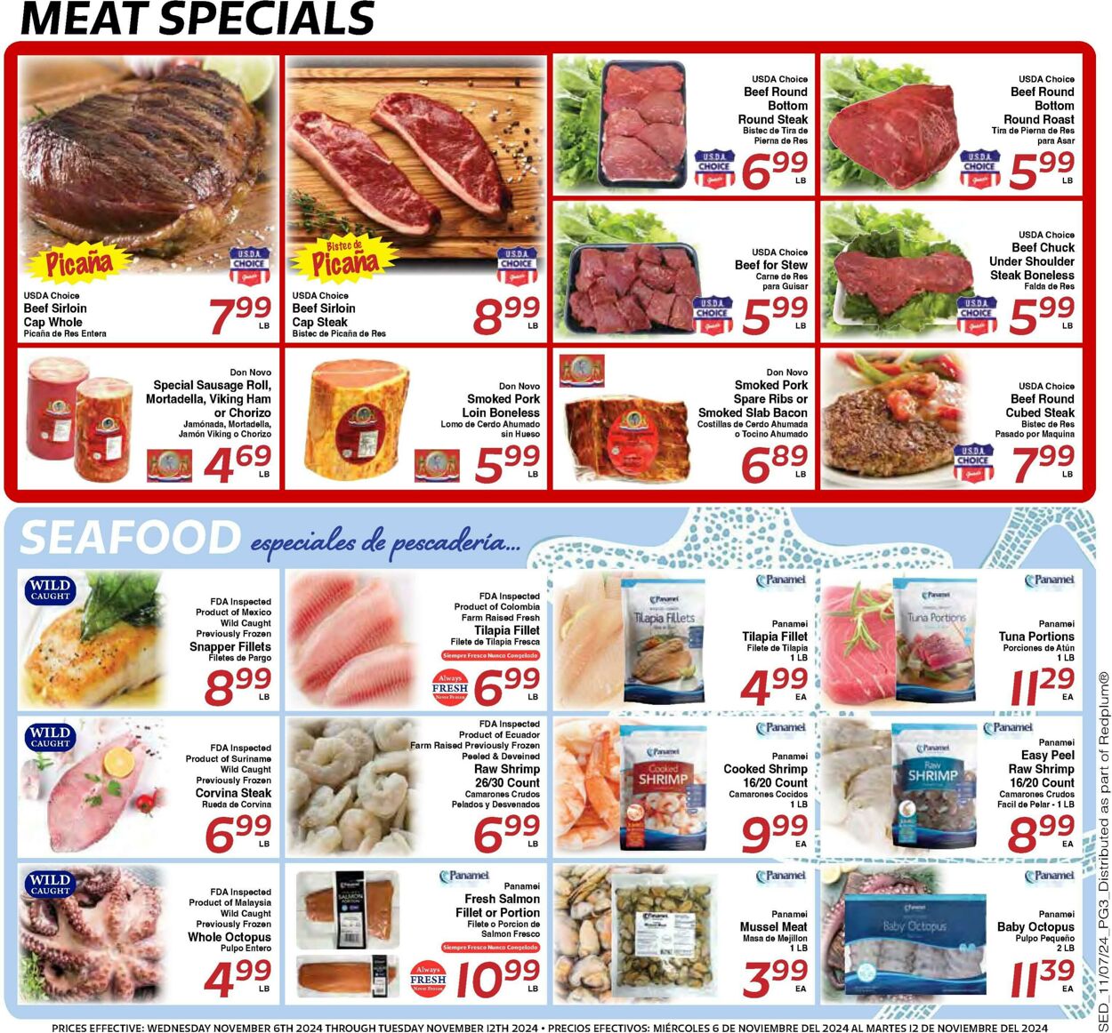 Weekly ad Sedano's 11/06/2024 - 11/12/2024