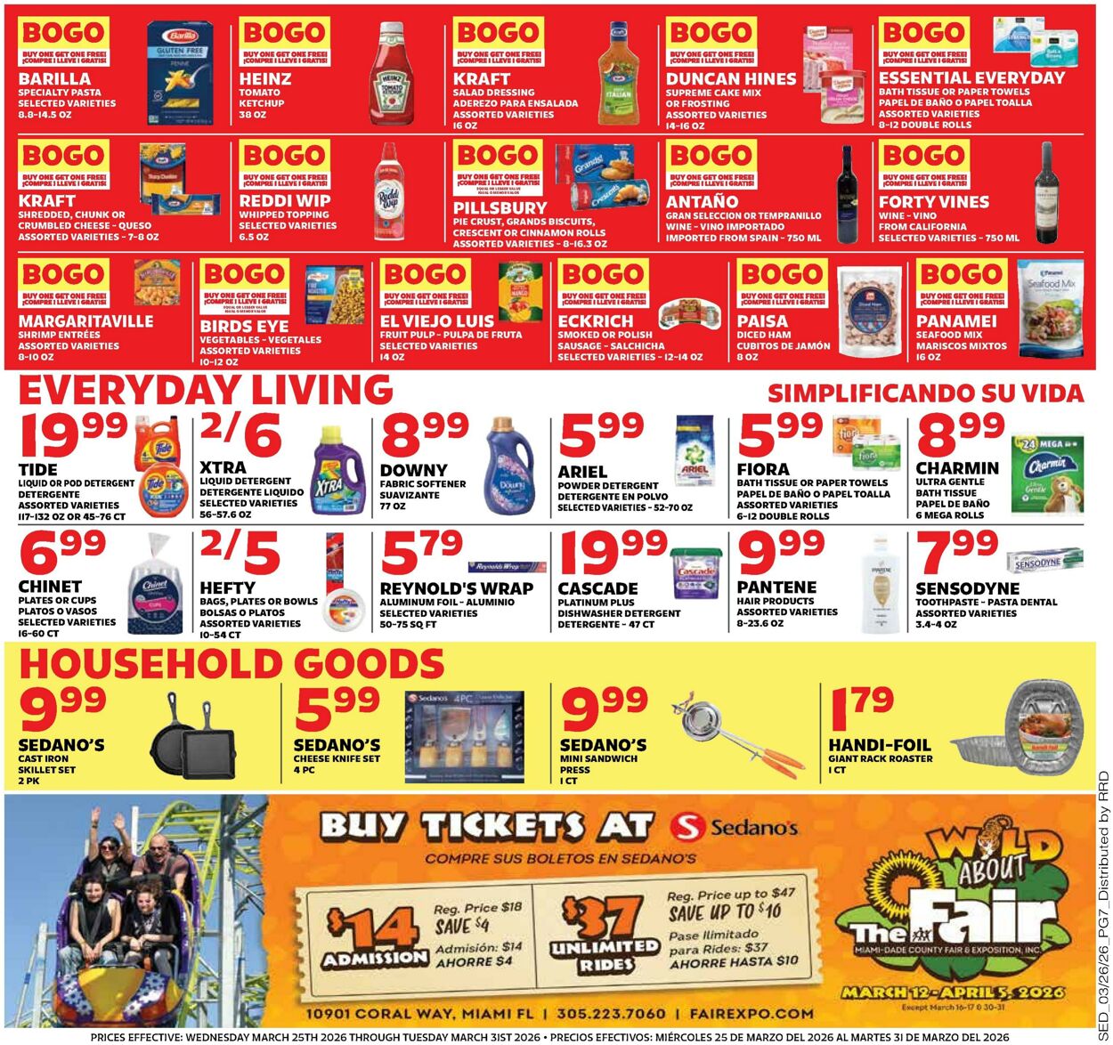 Weekly ad Sedano's 03/25/2026 - 03/31/2026