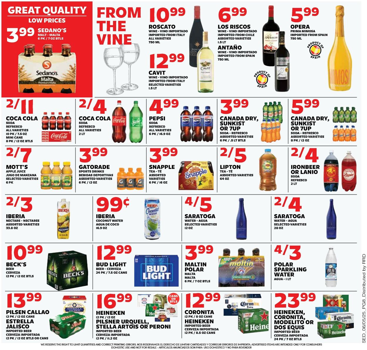 Weekly ad Sedano's 06/04/2025 - 06/10/2025