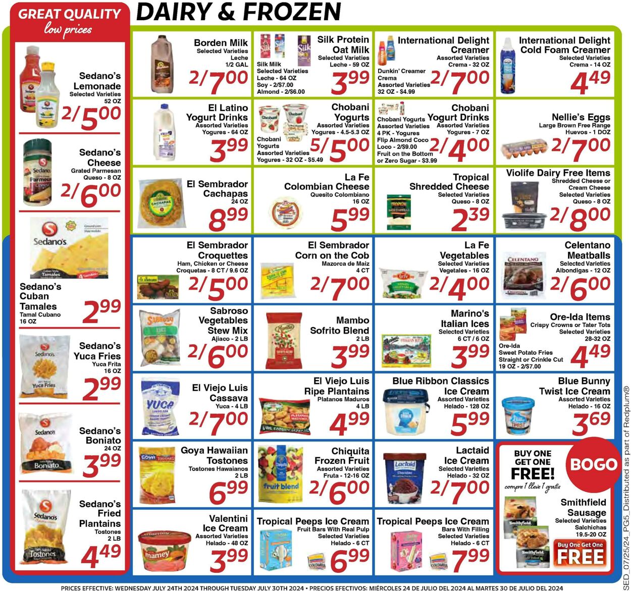 Weekly ad Sedano's 07/24/2024 - 07/30/2024