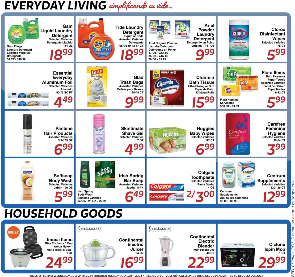 Weekly ad Sedano's 07/24/2024 - 07/30/2024