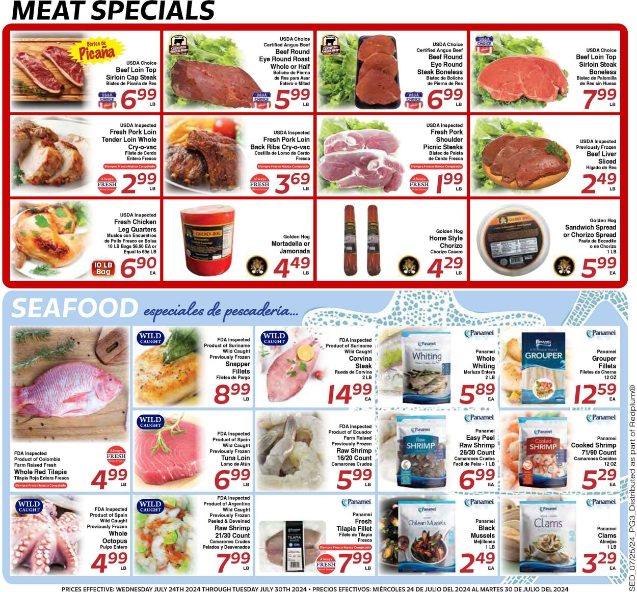 Weekly ad Sedano's 07/24/2024 - 07/30/2024