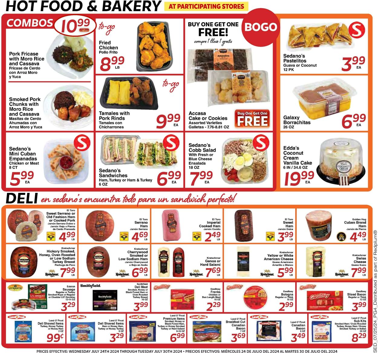 Weekly ad Sedano's 07/24/2024 - 07/30/2024