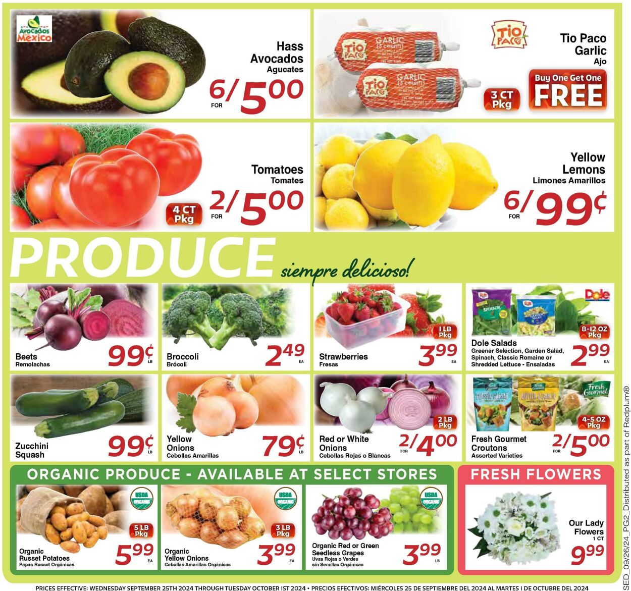 Weekly ad Sedano's 09/25/2024 - 10/01/2024