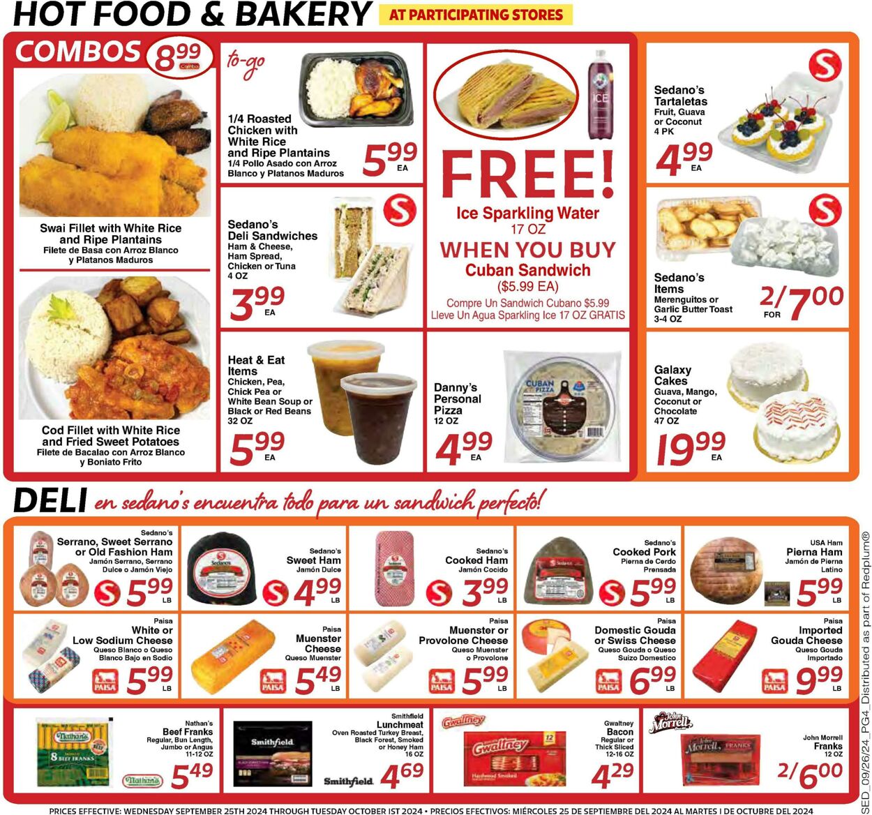 Weekly ad Sedano's 09/25/2024 - 10/01/2024