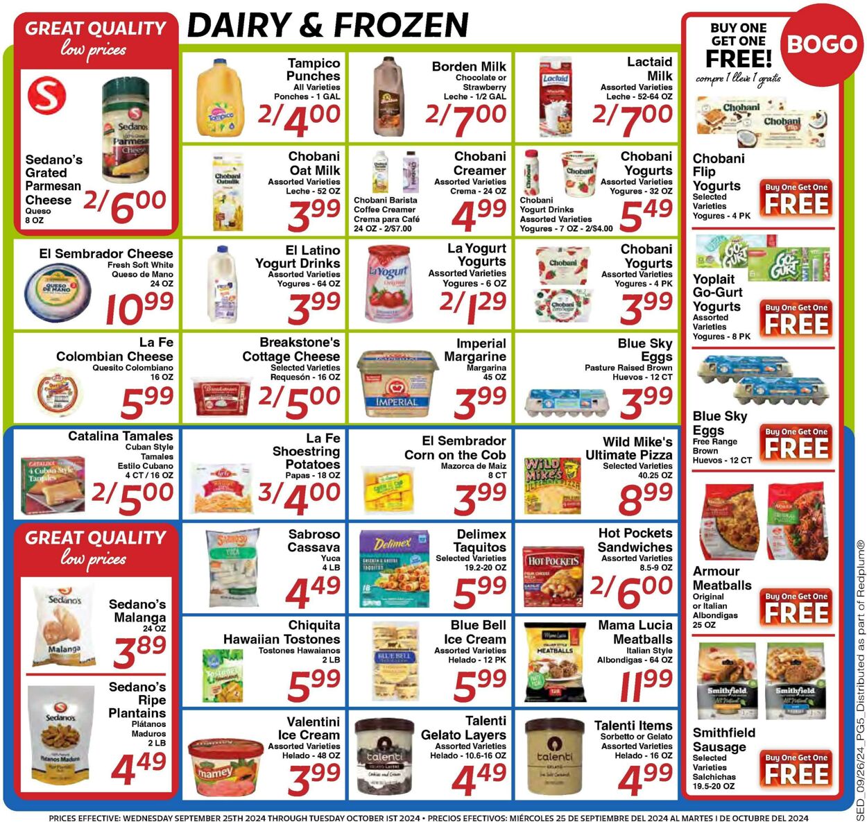 Weekly ad Sedano's 09/25/2024 - 10/01/2024