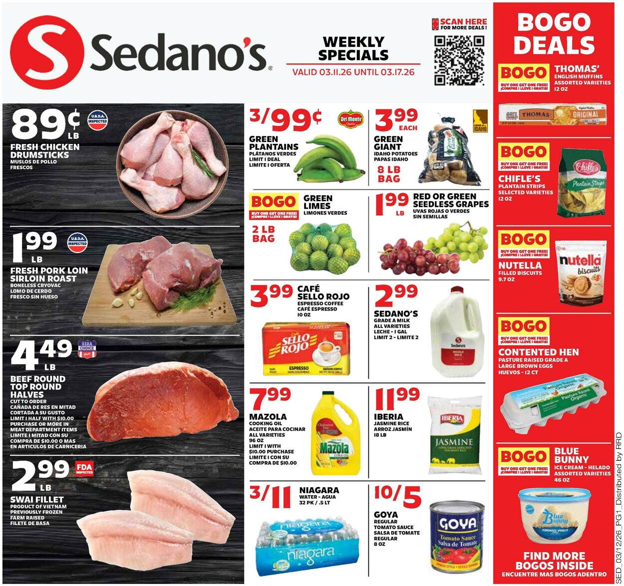 Weekly ad Sedano's 03/11/2026 - 03/17/2026