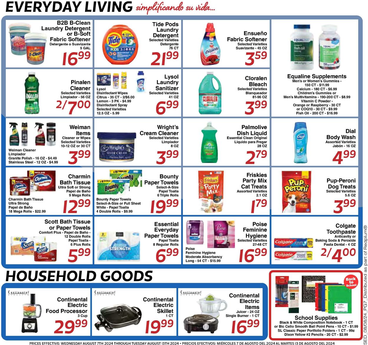 Weekly ad Sedano's 08/07/2024 - 08/13/2024