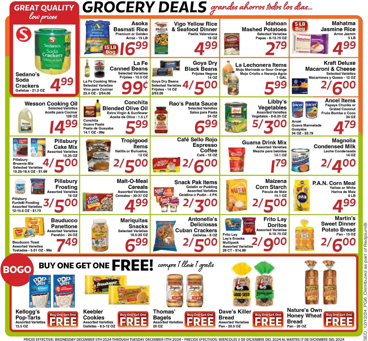 Weekly ad Sedano's 12/11/2024 - 12/17/2024