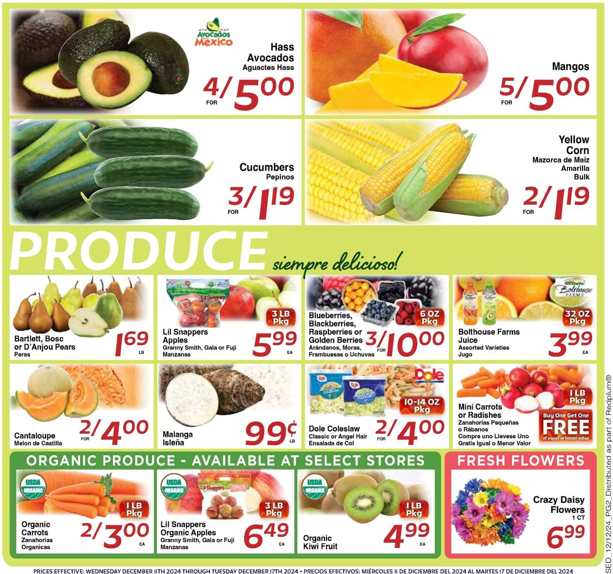 Weekly ad Sedano's 12/11/2024 - 12/17/2024