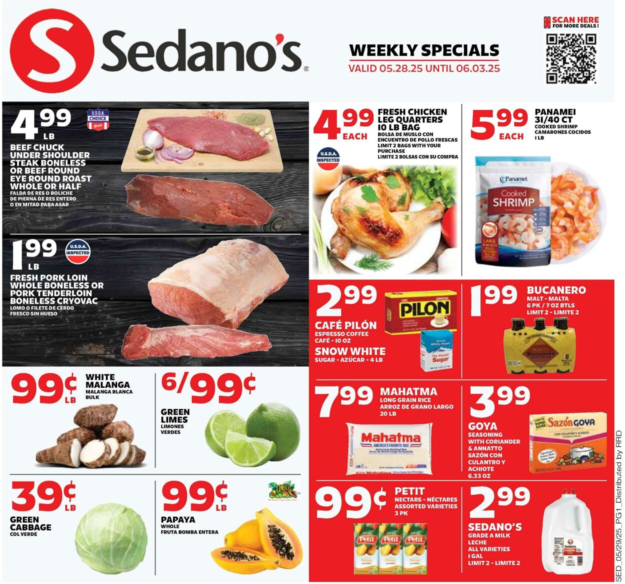 Weekly ad Sedano's 05/28/2025 - 06/03/2025