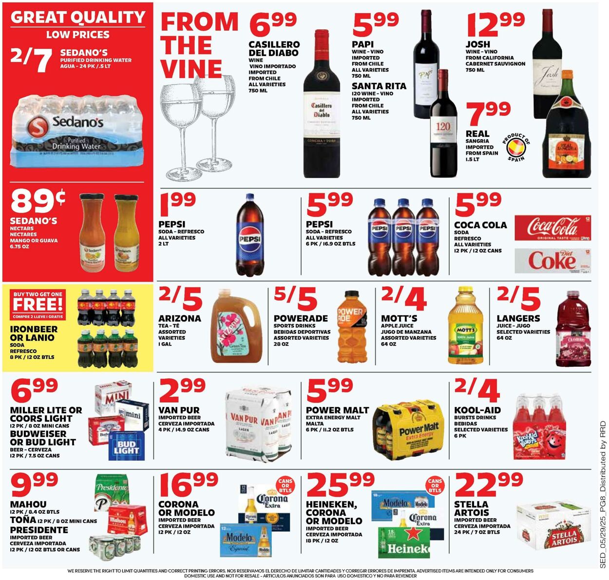 Weekly ad Sedano's 05/28/2025 - 06/03/2025