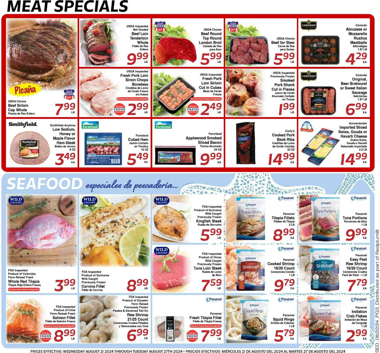 Weekly ad Sedano's 08/21/2024 - 08/27/2024