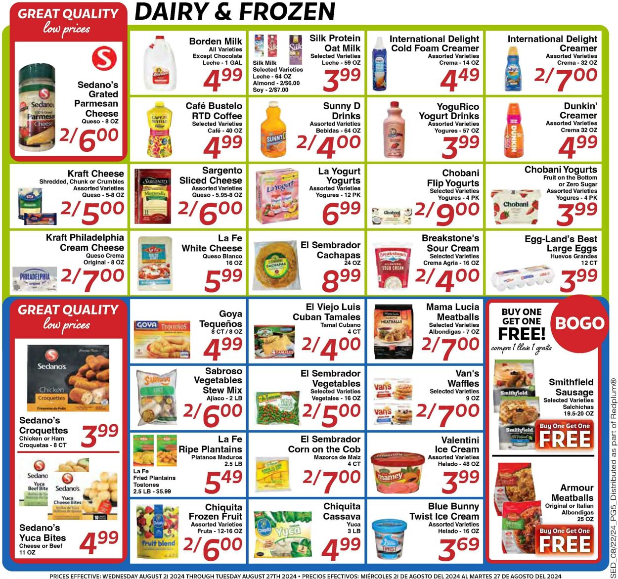 Weekly ad Sedano's 08/21/2024 - 08/27/2024