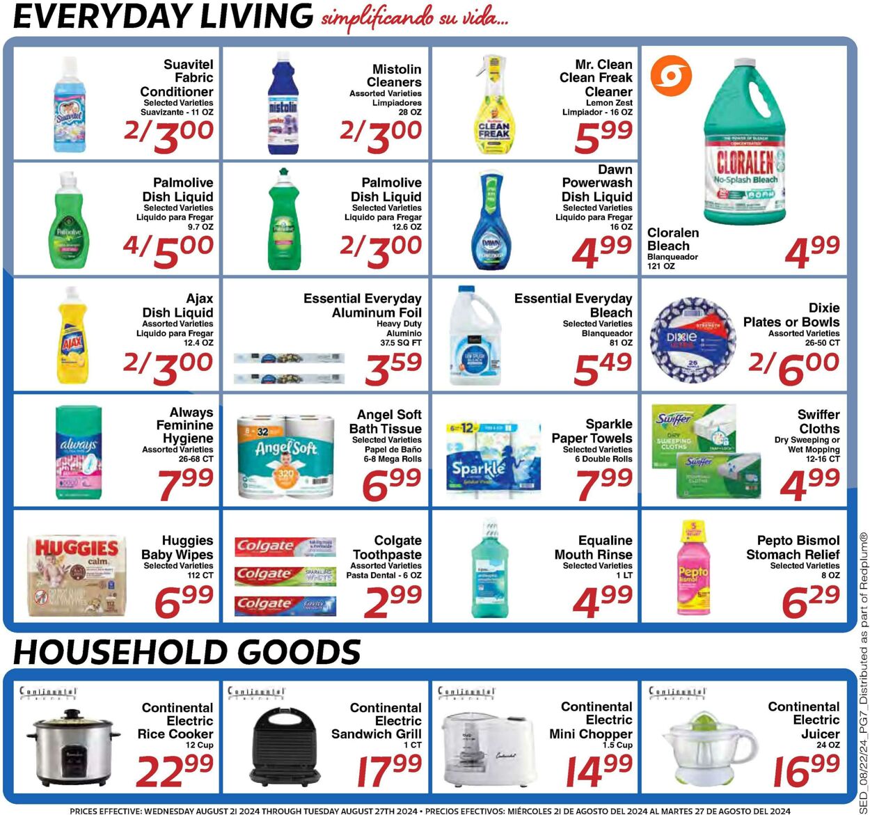 Weekly ad Sedano's 08/21/2024 - 08/27/2024