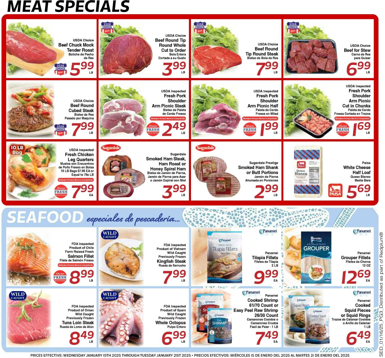 Weekly ad Sedano's 01/15/2025 - 01/21/2025