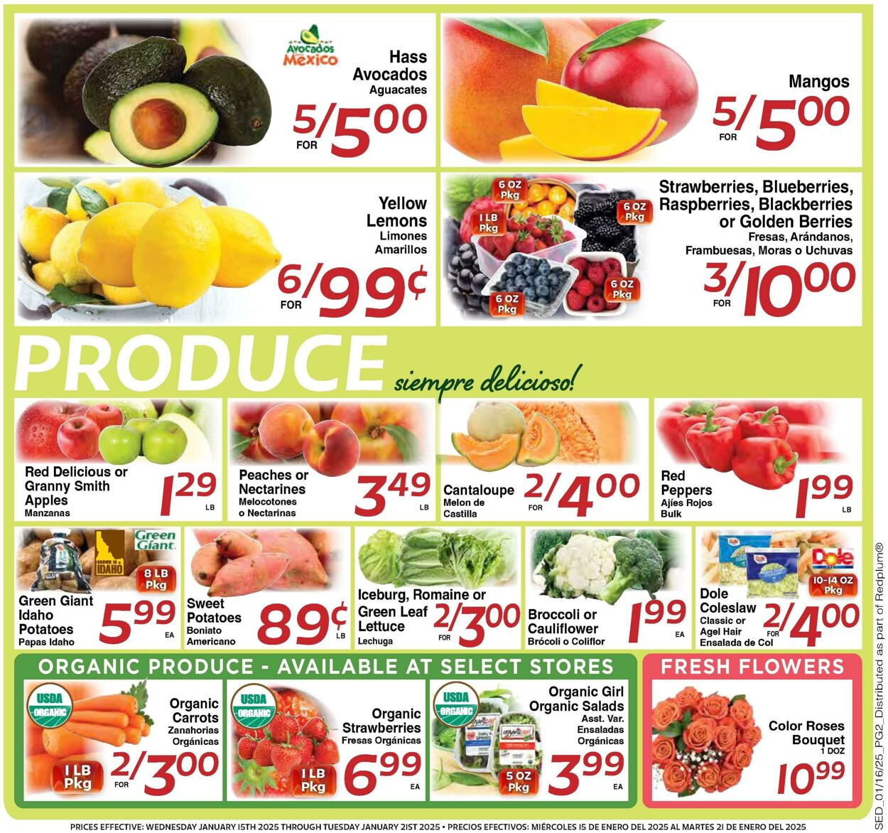 Weekly ad Sedano's 01/15/2025 - 01/21/2025