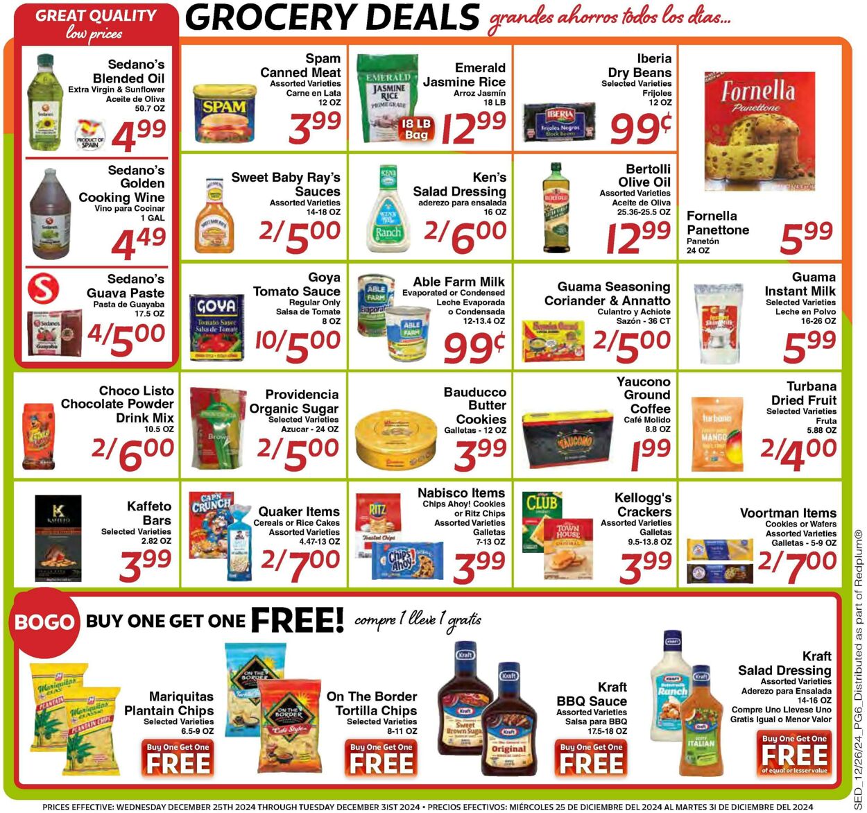 Weekly ad Sedano's 12/25/2024 - 12/31/2024