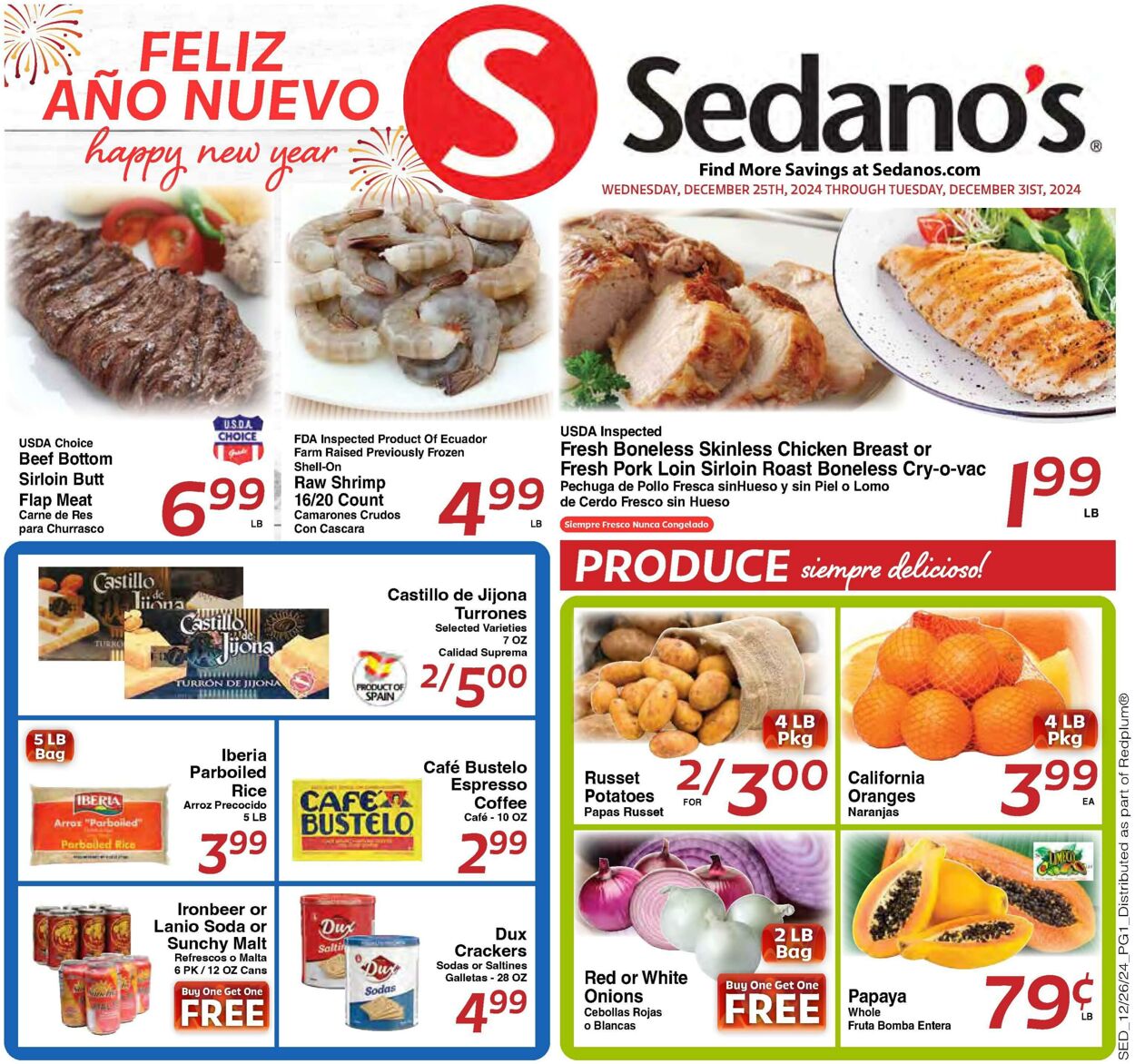 Weekly ad Sedano's 12/25/2024 - 12/31/2024