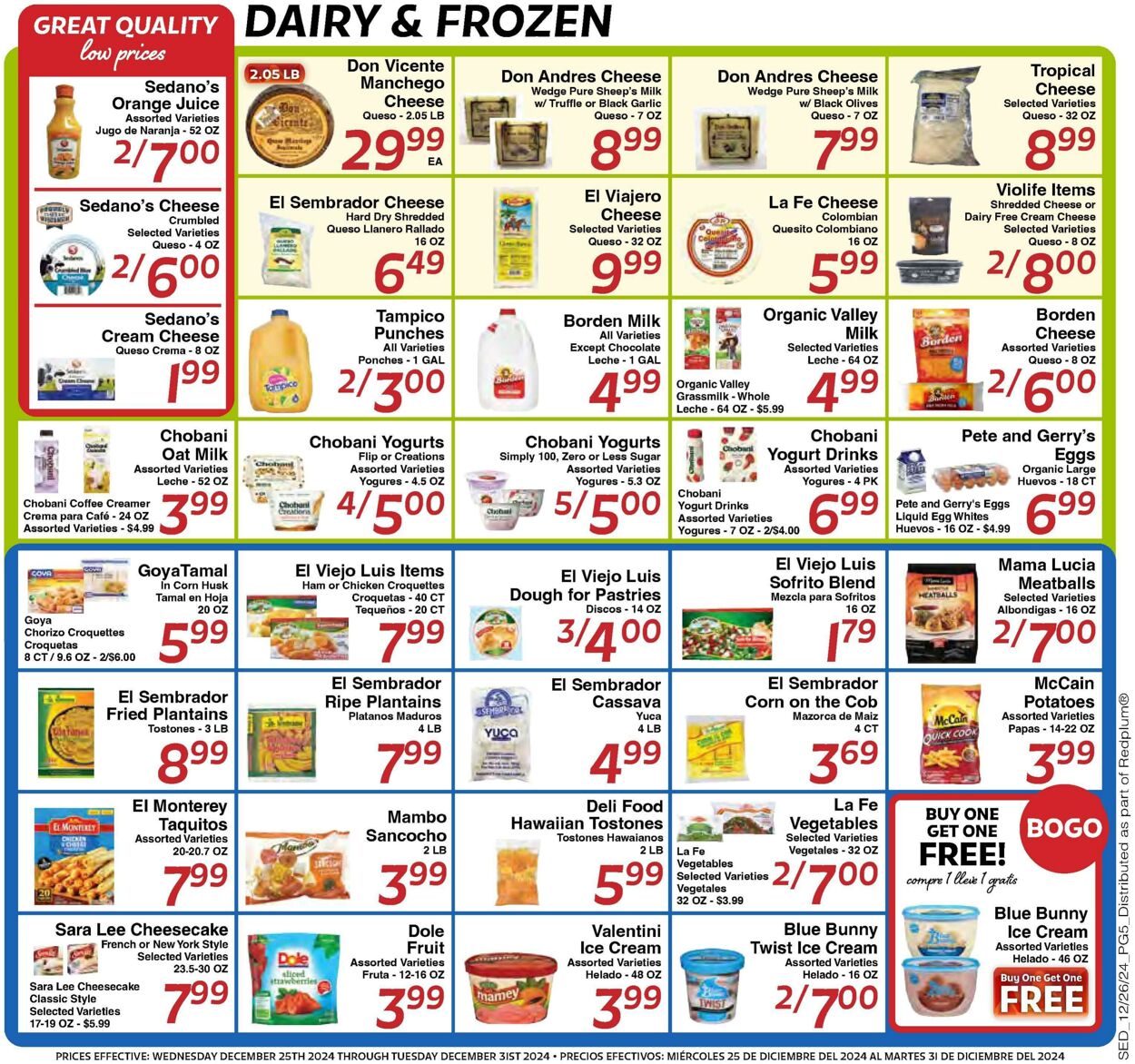 Weekly ad Sedano's 12/25/2024 - 12/31/2024