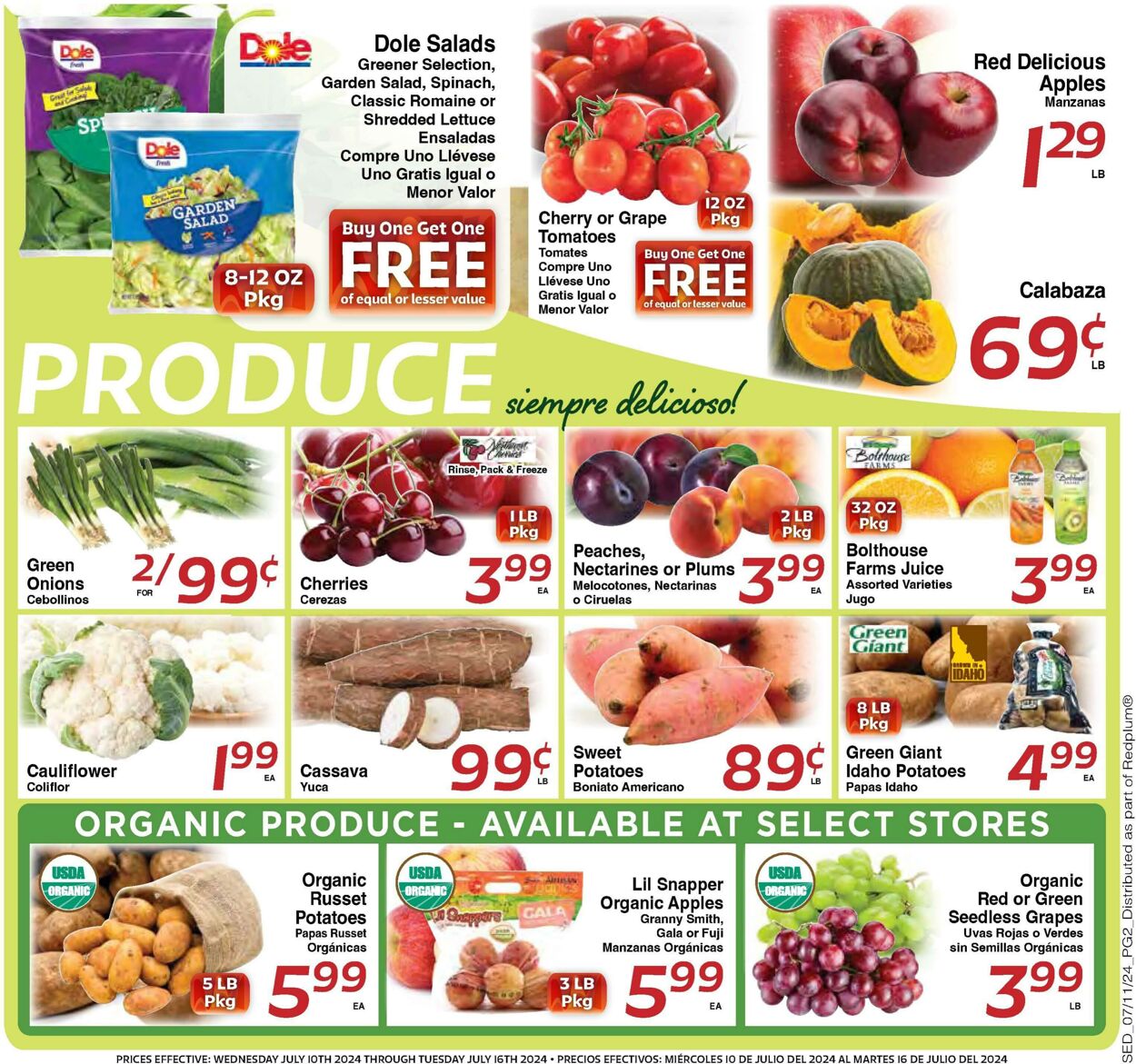 Weekly ad Sedano's 07/10/2024 - 07/16/2024