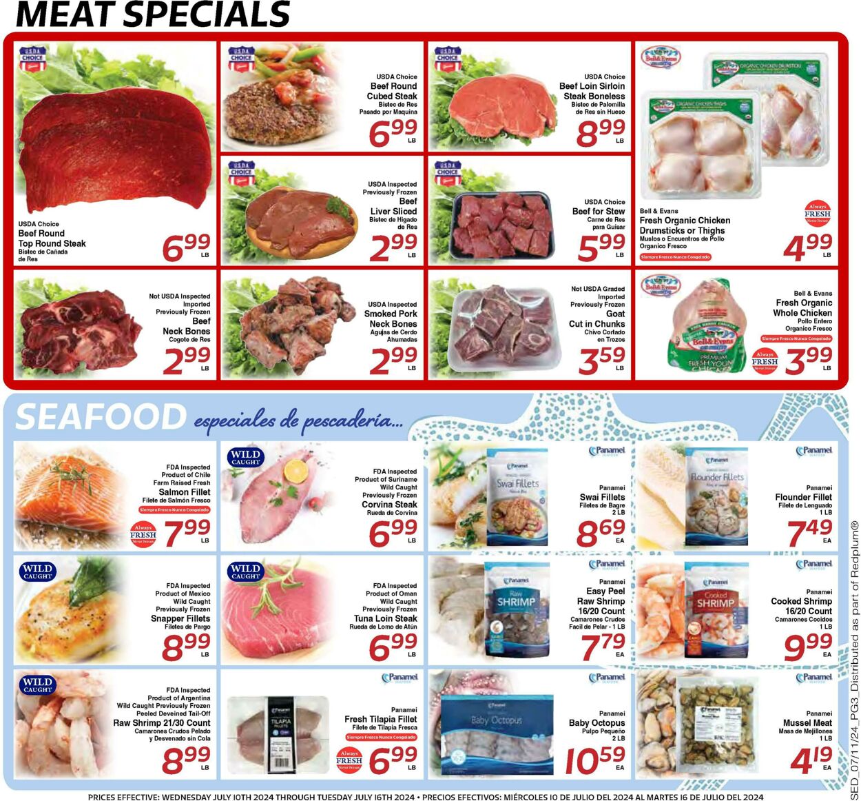 Weekly ad Sedano's 07/10/2024 - 07/16/2024