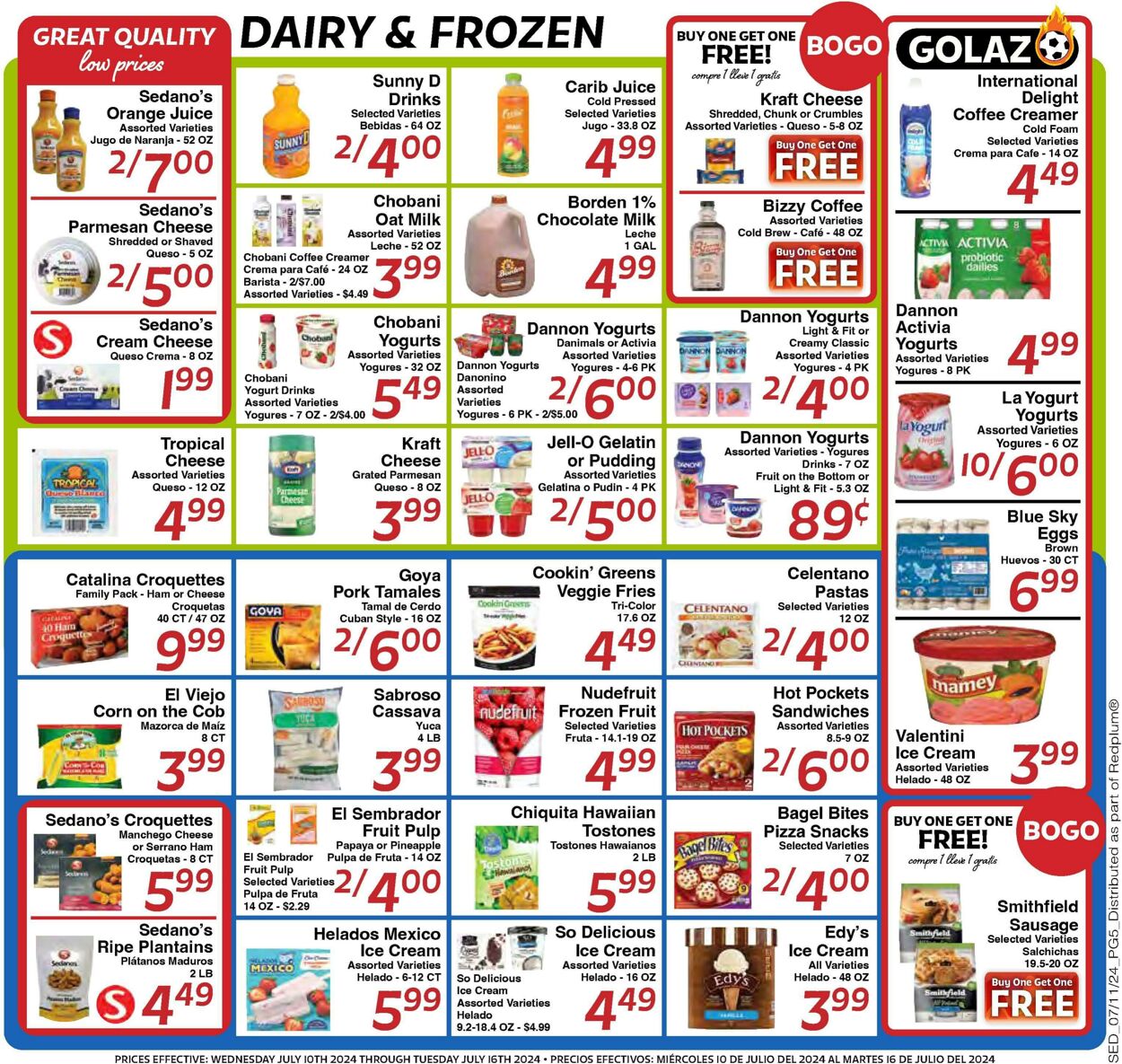 Weekly ad Sedano's 07/10/2024 - 07/16/2024