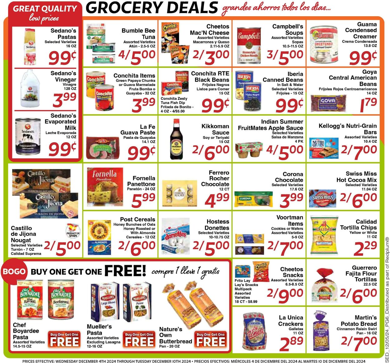 Weekly ad Sedano's 12/04/2024 - 12/10/2024