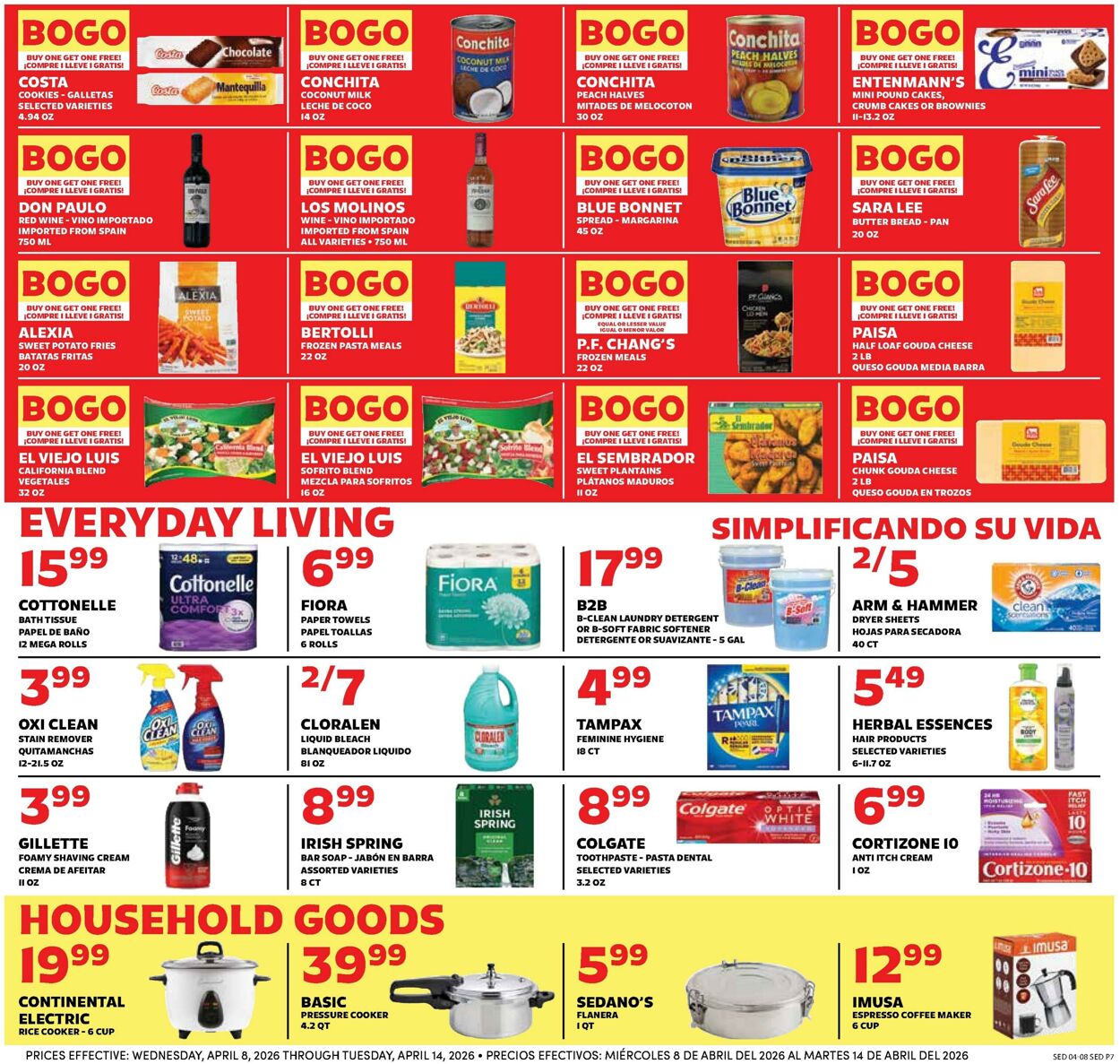 Weekly ad Sedano's 04/08/2026 - 04/14/2026