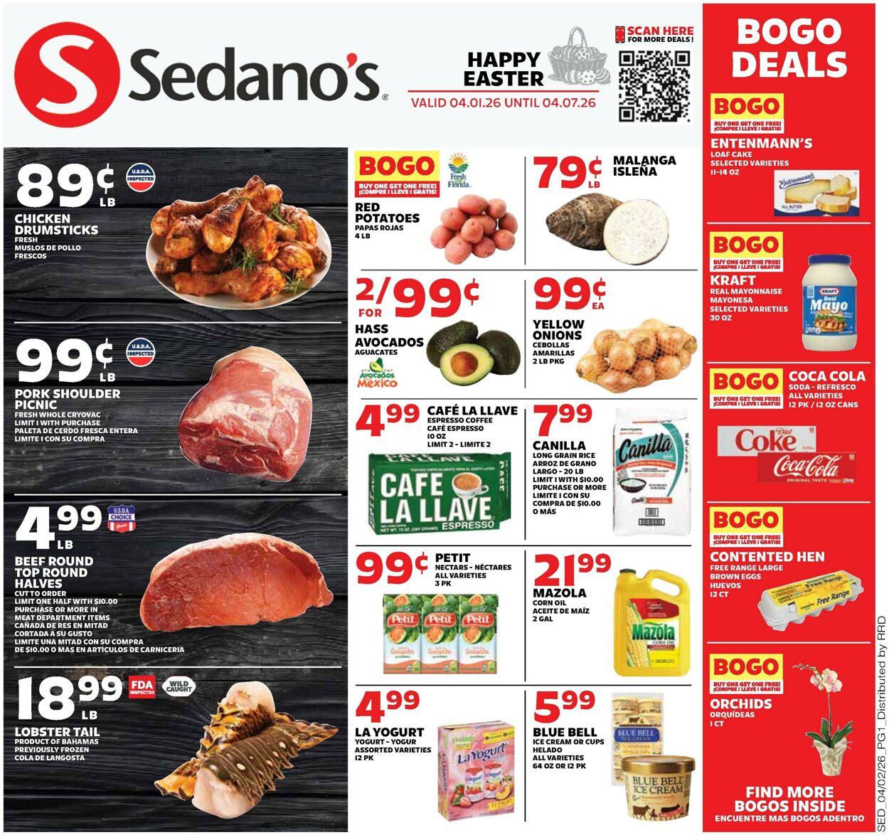 Weekly ad Sedano's 04/01/2026 - 04/07/2026