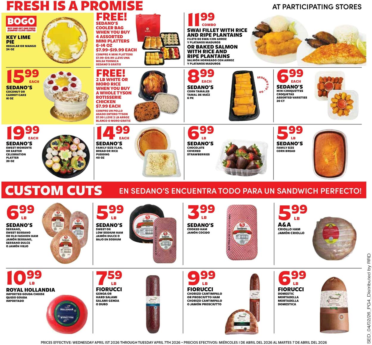 Weekly ad Sedano's 04/01/2026 - 04/07/2026