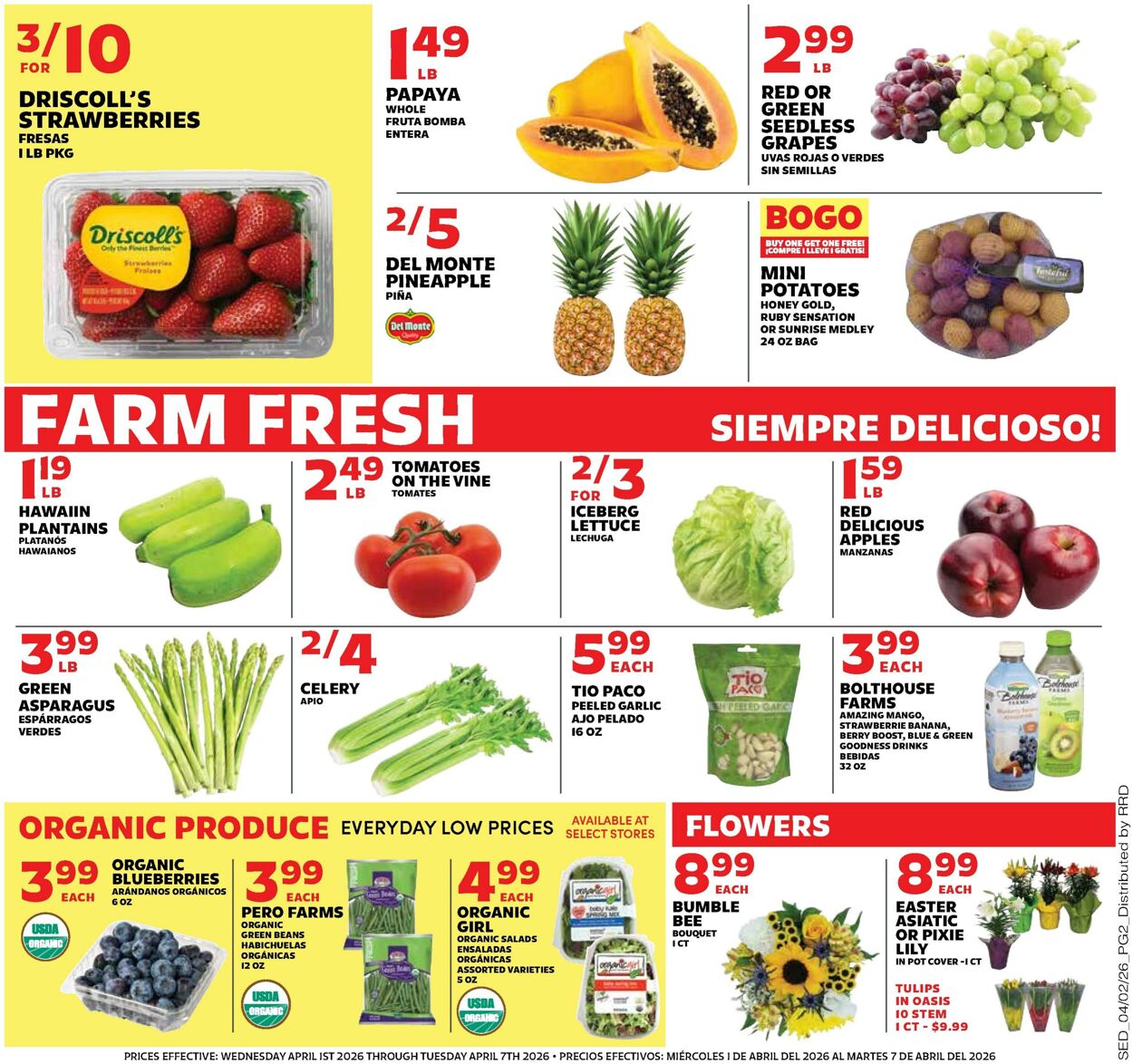 Weekly ad Sedano's 04/01/2026 - 04/07/2026