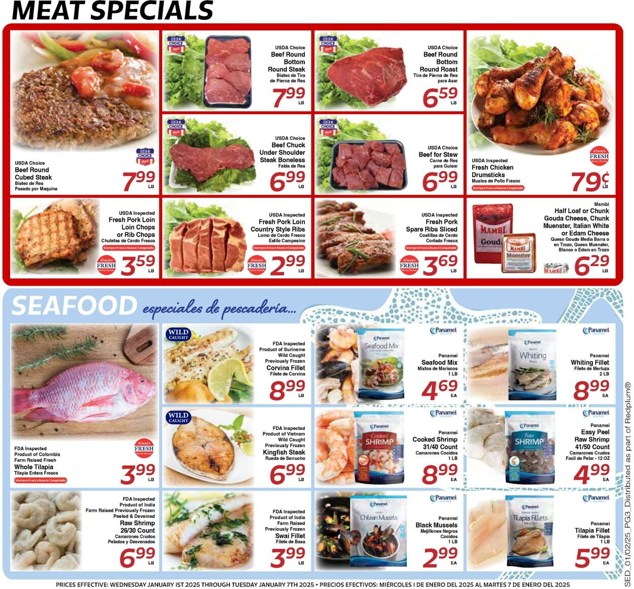 Weekly ad Sedano's 01/01/2025 - 01/07/2025