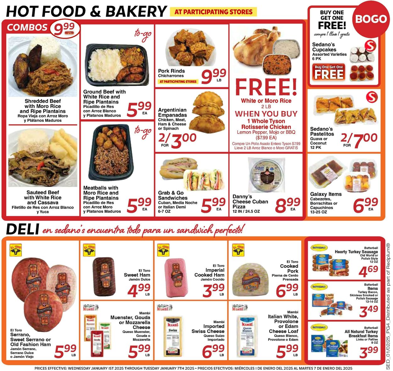 Weekly ad Sedano's 01/01/2025 - 01/07/2025